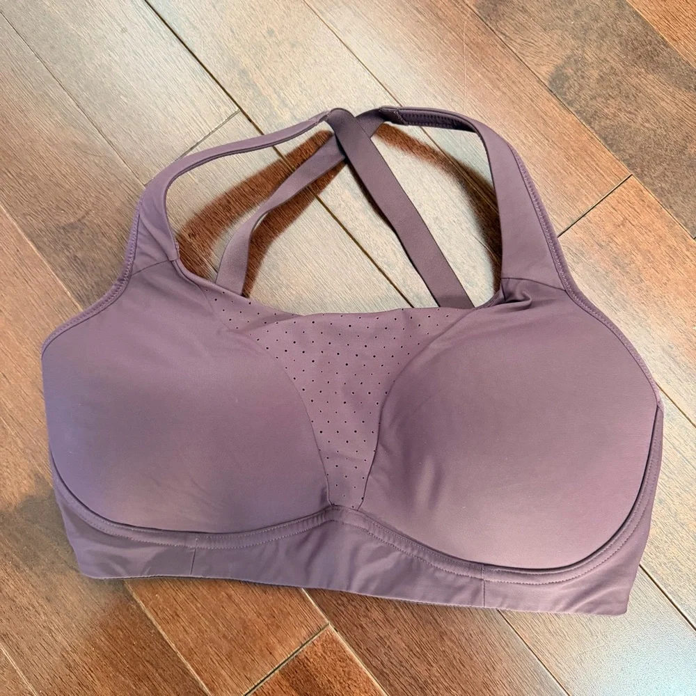 {Lululemon} Run Times Bra - Arctic Plum, Size 34E or 34DD - Picture 4 of 7